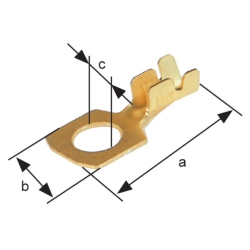konektor oczkowy 8,2mm 1,0-2,5mm kwadrat 100szt
